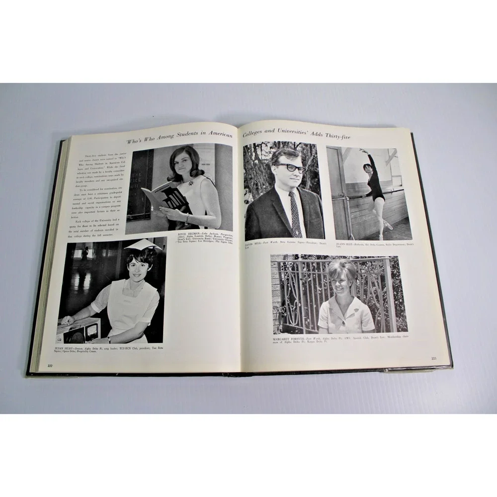Vintage 1967 Texas Christian University Yearbook Fort Worth The Horned Frog TCU